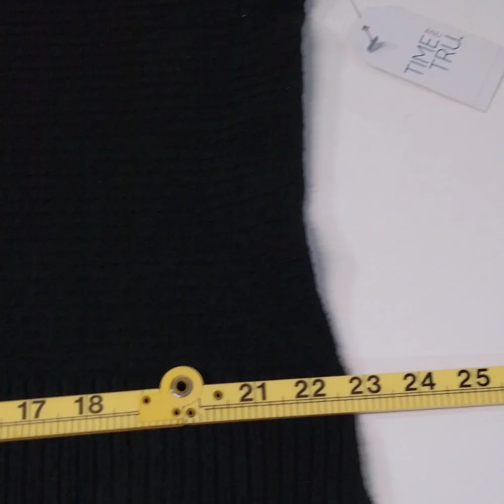 Time and Tru Women’s Cowl Neck Sweater 2X (20W) Chest Measures 46" - NWT - Picture 12 of 16